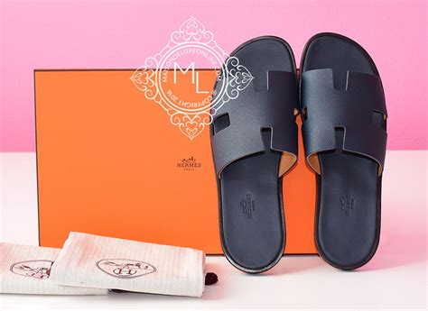 hermes men's slippers|hermes flip flops for men.